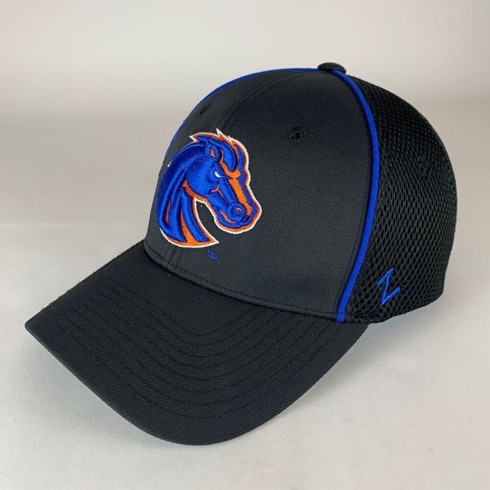 Boise State Broncos NCAA Black Zephyr Fitted Hat Mens XL